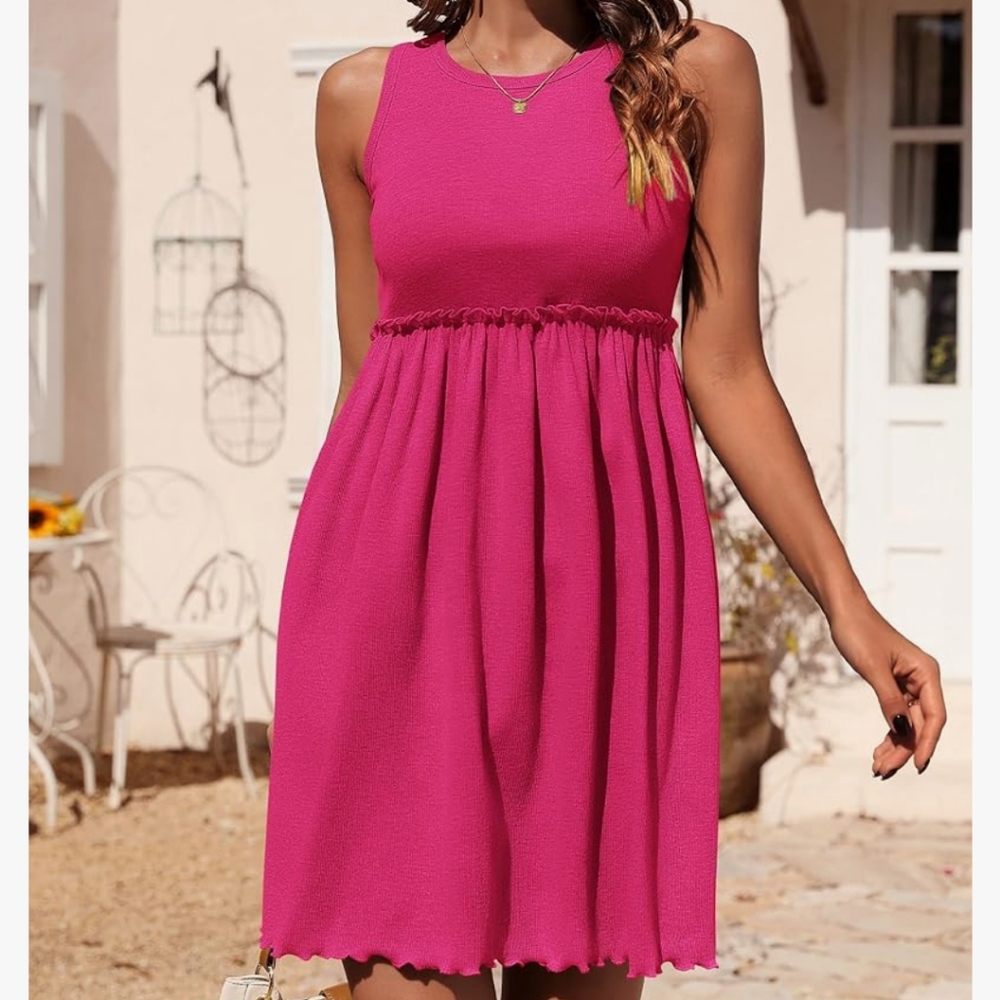 Pink summer dress